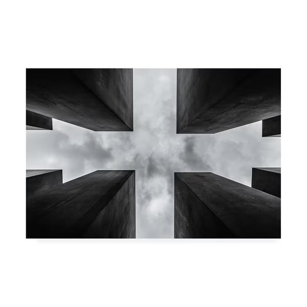 Herve Loire 'Cross' Canvas Art, 16x24, Trademark Fine Art, Mfr#: 1X08561-C1624GG